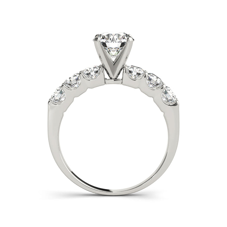 Prong Set Round Diamond Engagement Ring (1.1 CTW)