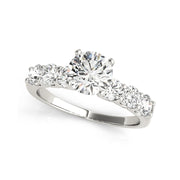 Prong Set Round Diamond Engagement Ring (1.1 CTW)