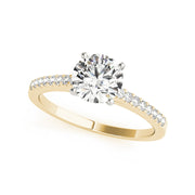 Sparkly Round Brilliant Cut Diamond Engagement Ring(  1.46 CTW)