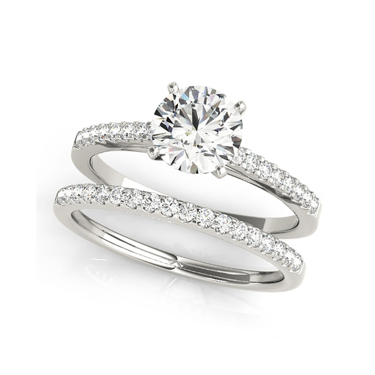 Sparkly Round Brilliant Cut Diamond Engagement Ring(  1.46 CTW)