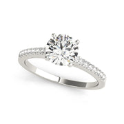 Sparkly Round Brilliant Cut Diamond Engagement Ring(  1.46 CTW)
