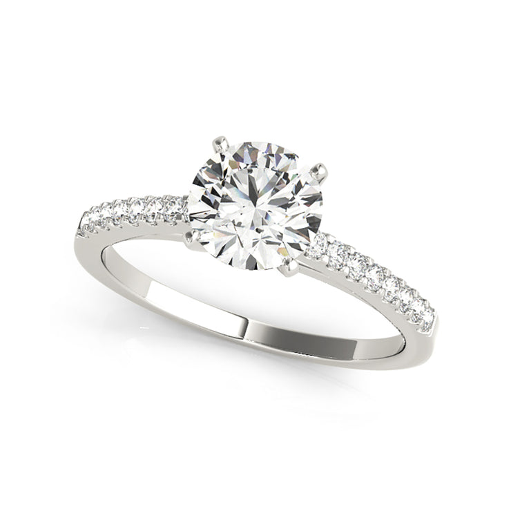 Sparkly Round Brilliant Cut Diamond Engagement Ring(  1.46 CTW)