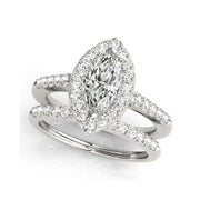 Marquise Halo Diamond Engagement Ring (0.69 CTW)