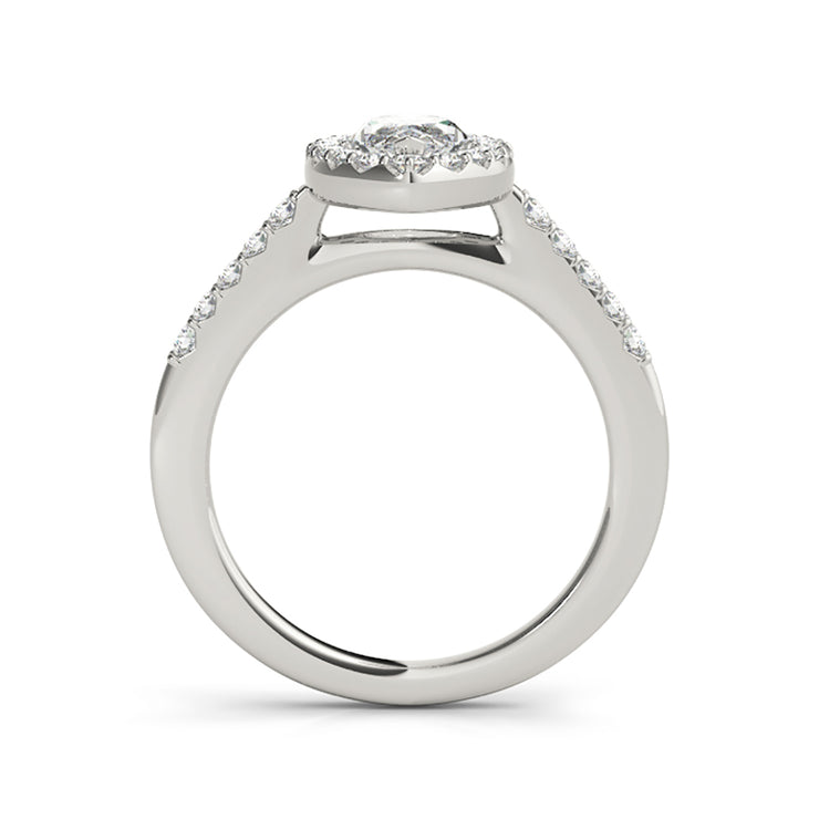 Marquise Halo Diamond Engagement Ring (0.69 CTW)