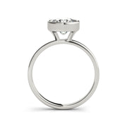 Delicate 0.50ct bezel set solitaire Diamond Engagement Ring(  0.5 CTW)