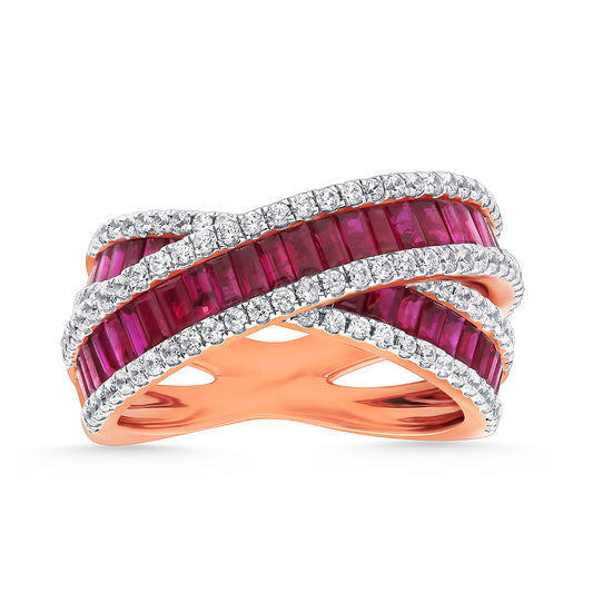 14K 0.83CT DIAMOND BAND