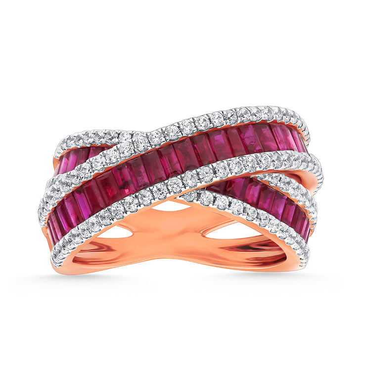 14K 0.83CT DIAMOND BAND