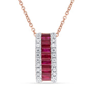 14K 0.23CT DIAMOND PENDANT