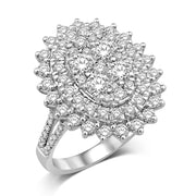 Vintage Victorian Design 2.00 Ct.Tw. Diamond Fashion Ring