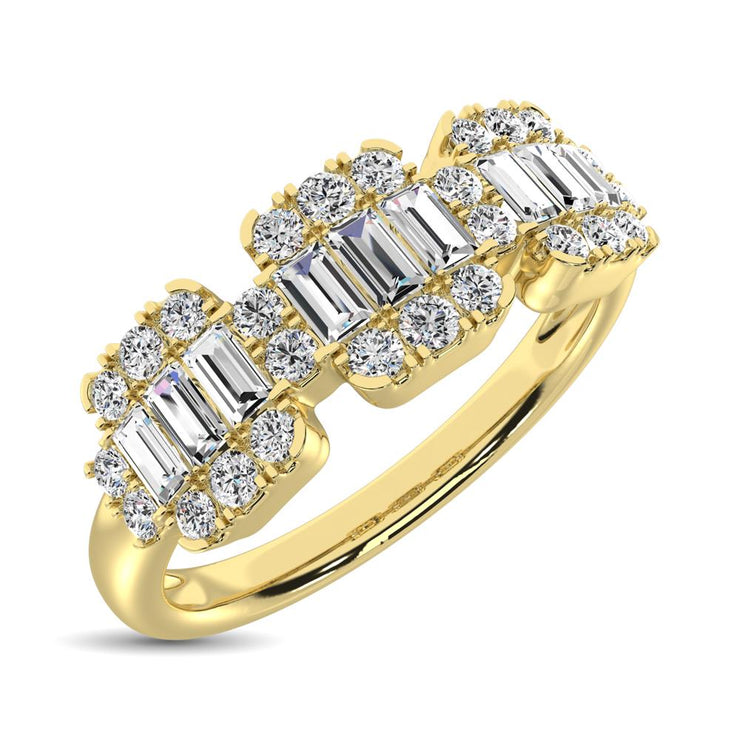 14K White Gold Diamond Fashion Ring