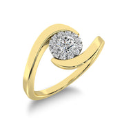 10K White Gold 1/4 Ct.Tw. Diamond Promise Ring