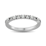 Diamond Stackable Band 1/6 ct tw in 14K White Gold