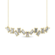 Diamond Fashion Necklace 1/10 ct tw in 10K White Gold