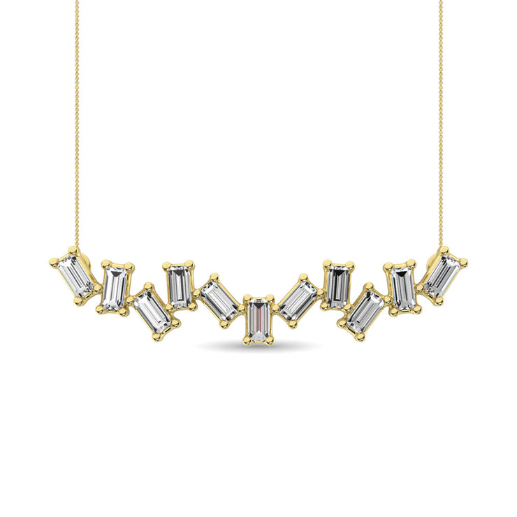 Diamond Fashion Necklace 1/10 ct tw in 10K White Gold