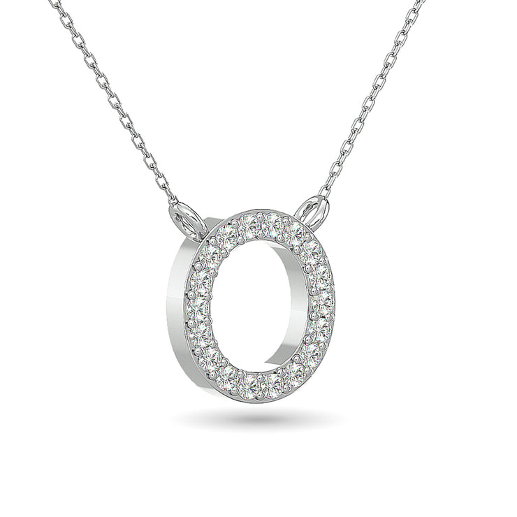 10KT WHITE GOLD 1/12CT TW DIAMOND PENDANT