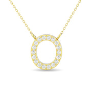 10KT WHITE GOLD 1/12CT TW DIAMOND PENDANT