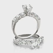 Prong Set Round Diamond Engagement Ring (1.1 CTW)