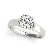 Traditional Round Brilliant Cut Diamond Engagement Ring(  0.5 CTW)