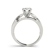 Classic Round Cut Solitaire Diamond Engagement Ring(  0.5 CTW)
