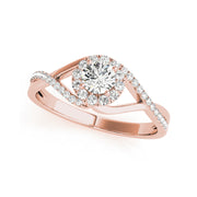 Solitaire Swild Eye Shape Diamond Engagement Ring(  0.72 CTW)