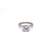 1.51ct Round Brilliant Side Stone Engagement Ring