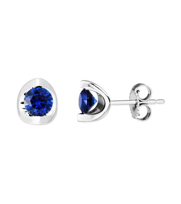 Sapphire Stud Earrings