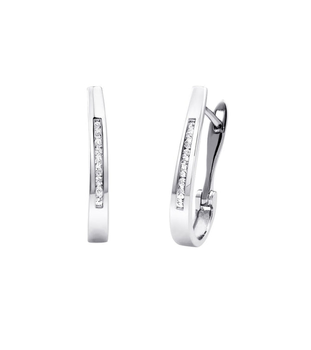 Diamond huggie Earrings