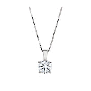 CR-P315 - 14K White Gold Canadian Diamond Pendant