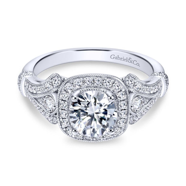 14k-White-Gold-0.42-ctw-Diamond-Halo-and-Filgree-Setting-Engagement-Ring-Fame-Diamonds