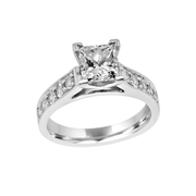 Classic White Gold Diamond Engagement Ring