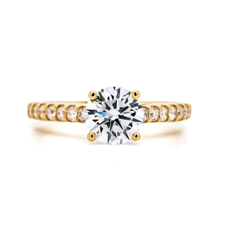 1.42 CTW Lab Diamond Engagement Ring