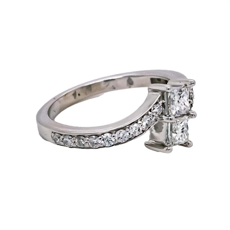 14K W/G 0.75 CTW Forever Us Princess-Cut Diamond Ring