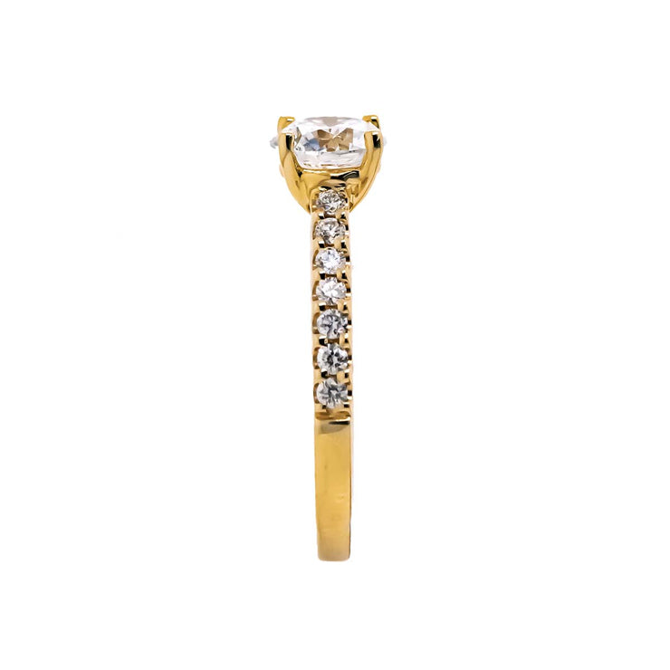 1.42 CTW Lab Diamond Engagement Ring
