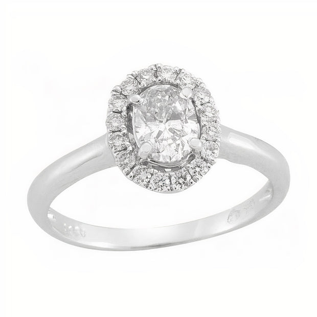 14-k-white-gold-oval-halo-diamond-engagement-ring-plain-band-Fame-Diamonds