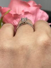 Princess Cut Solitaire Diamond Engagement Ring
