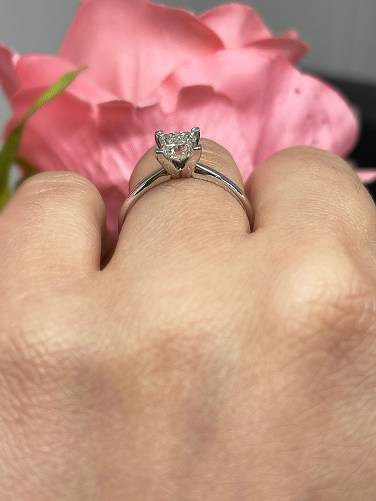 Princess Cut Solitaire Diamond Engagement Ring