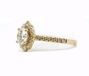 1ct-labdiamond-Vintage-Halo-Lab-Grown-Diamond-Engagement-Ring-1.6ctw-total-14k-Yellow-Gold-fame-diamonds