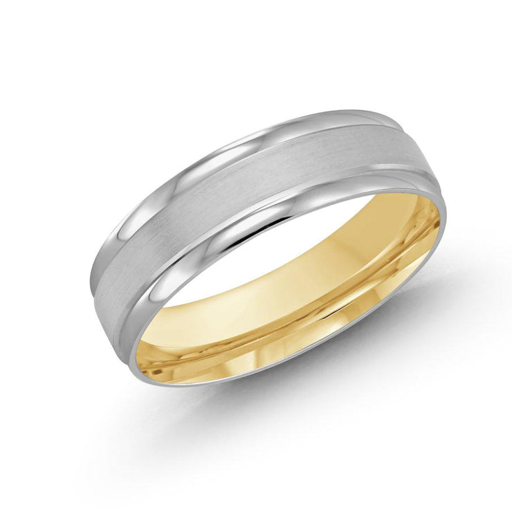 mens-matte-satin-finish-white-gold-yellow-gold-inlay-wedding-band-6mm-fame-diamonds