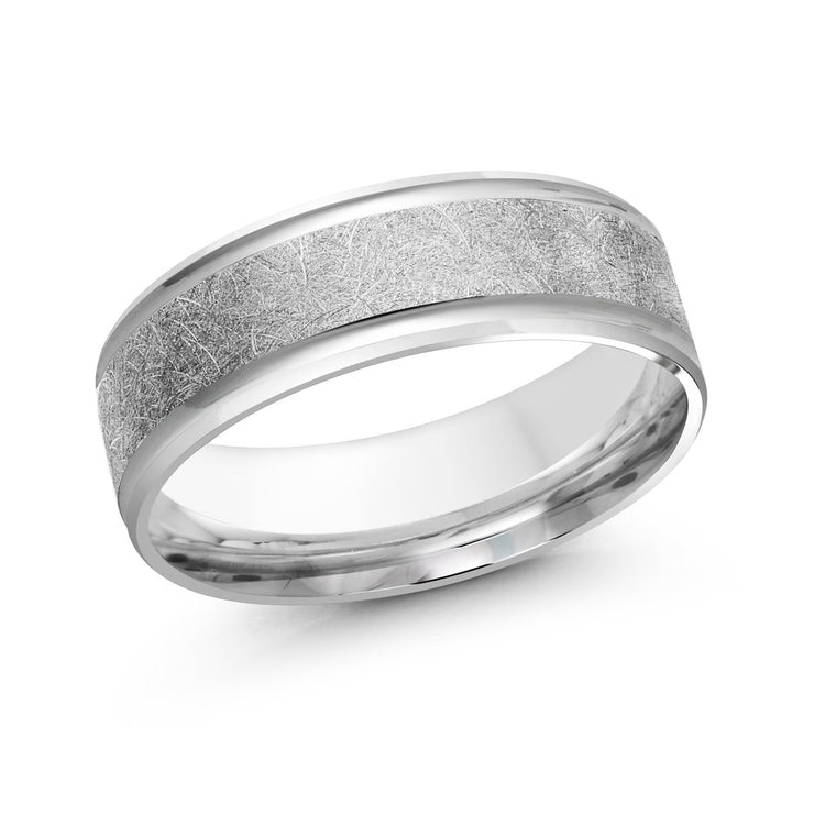 mens-fancy-brushed-finish-metal-wedding-band-white-gold-7mm-fame-diamonds
