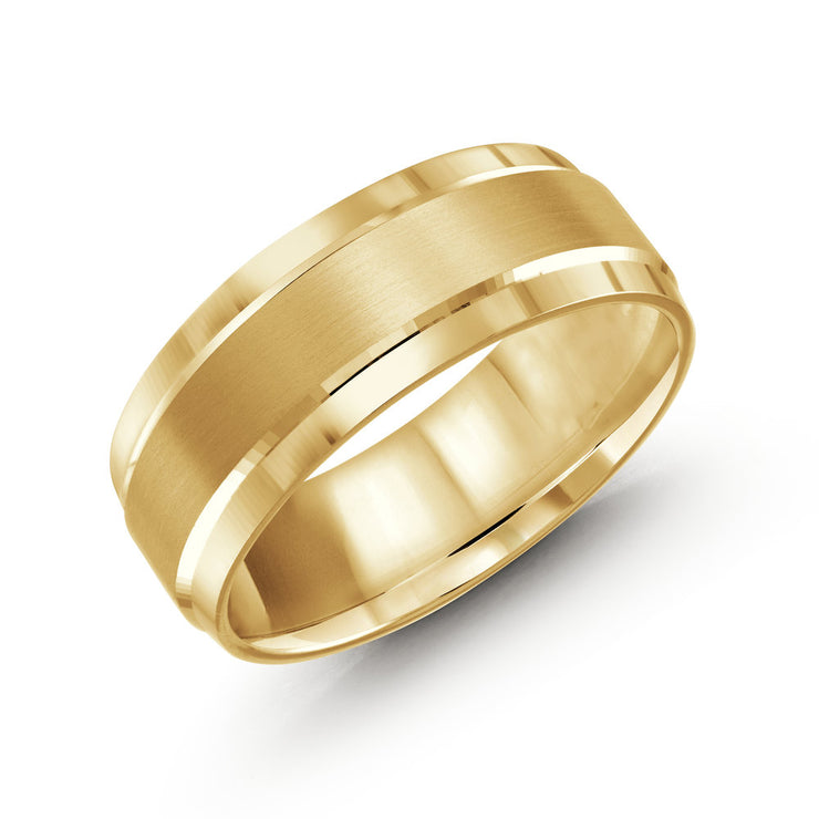mens-brushed-and-polished-yellow-gold-wedding-band-8mm-fame-diamonds