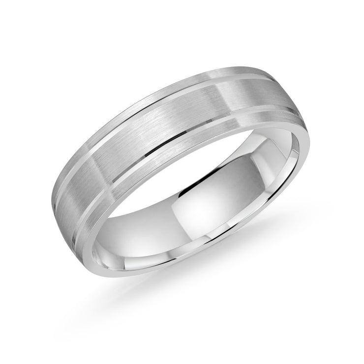 mens-matte-finish-white-gold-grooved-wedding-band-6mm-fame-diamonds