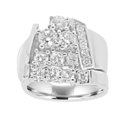 1.25ctw Custom-Made Diamond Right Hand Ring