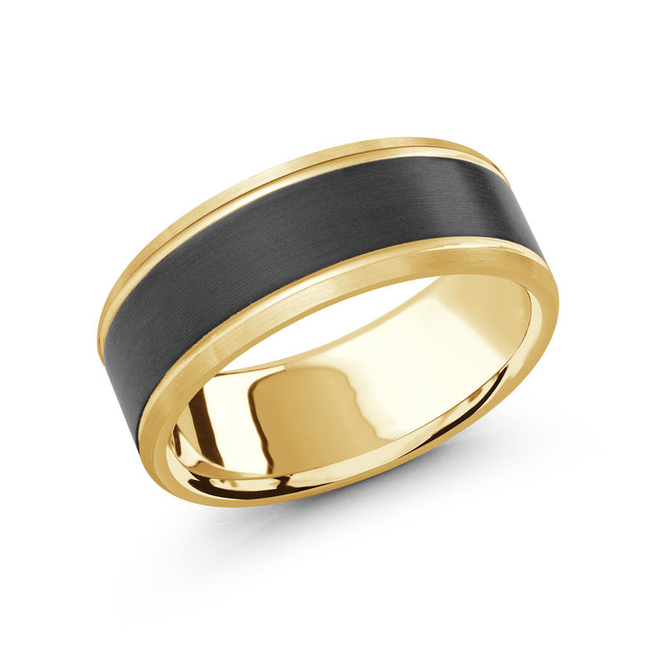 carbon-fiber-14k-yellow-gold-comfort-fit-mens-metal-wedding-band-8-mm-fame-diamonds