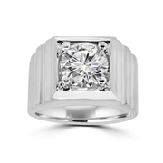One-of-a-kind 3.00 ct Custom-Made Men's Diamond Ring