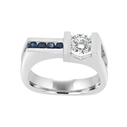 Contemporary Fancy Diamond Ring
