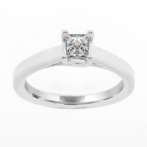 14K WG with GIA 0.44ct Diamond Solitaire Diamond Ring, GIA 1162093706
