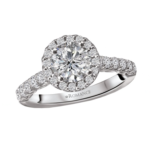 18K WG Romance Diamond Ring with GIA Center 1.20ct, total weight 1.70ctw, GIA 2206719952