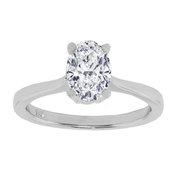 18K WG with GIA 0.91 Ct Diamond 1209783005 Diamond Solitaire Ring