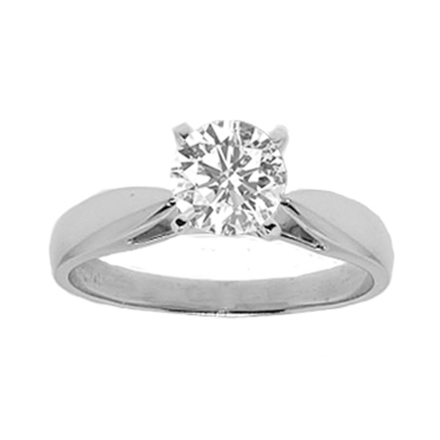 18K WG with GIA 1.01 Ct Diamond 1208435405 Diamond Solitaire Ring