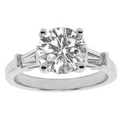 18k wg with GIA 1.70ct Center Stone, total weight 2.10ctw, Diamond Fancy Engagement Ring, GIA 2166914543